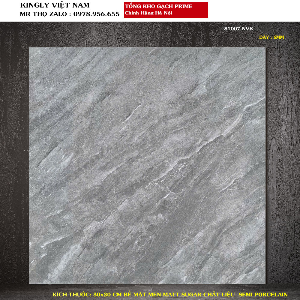 Gạch lát nền Chống Trơn 30x30 Prime 81007 Loại A1